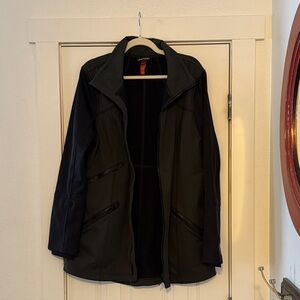 Zella Women's Olive Green and Black Performance Jacket